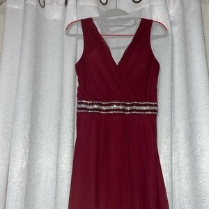 Maroon Cocktail Dress